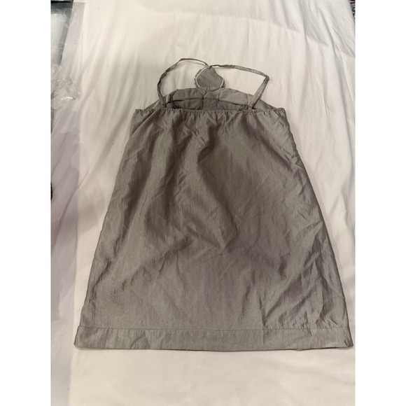 Women's Dress Aryn k Iridescent Slate Gray/Green dress Size Large - Picture 5 of 6